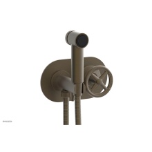 Phylrich 220-64/008 - Wall Mounted Bidet Set Works, Cross Handle