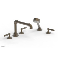Phylrich 221-49/008 - Deck Tub Set Works Industrial W/ Hs, Lever Handle
