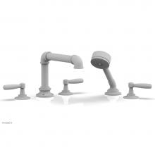 Phylrich 221-49/050 - Deck Tub Set Works Industrial W/ Hs, Lever Handle