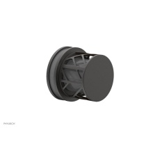 Phylrich 222-35/10BX048 - Oil Rubbed Bronze Jolie Diverter/Volume Control Trim With Round Cutaway Handles And Grey Accents