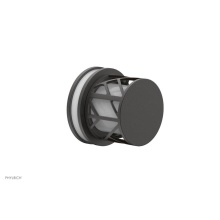 Phylrich 222-35-10BX051 - Oil Rubbed Bronze Jolie Diverter/Volume Control Trim With Round Cutaway Handles And Gloss White Ac