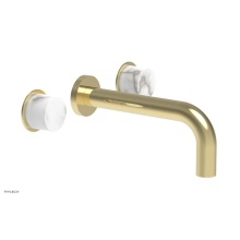 Phylrich 230-13/003X031 - Wall Lav Set Wht Marble Basic Ii