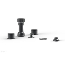 Phylrich 230-60/15G - 4 Hole Bidet Knurl Hdl