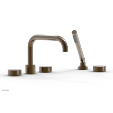 Phylrich 250L-48/047 - Deck Tub Set W/Hand Shower Brass Handles