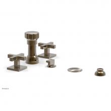 Phylrich 255-60/047 - CROI - Four Hole Bidet Set - Cross Handles