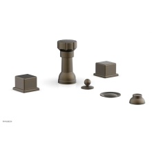 Phylrich 290-63/008 - 4 Hole Bidet Cube Hdl