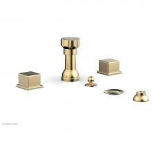 Phylrich 290-63/004 - 4 Hole Bidet Cube Hdl