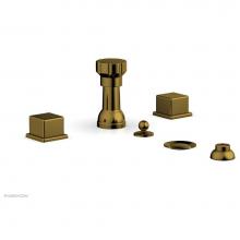 Phylrich 290-63/002 - 4 Hole Bidet Cube Hdl