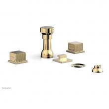 Phylrich 291-63/004 - 4 Hole Bidet Set, Cube