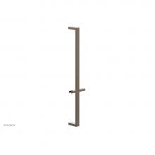 Phylrich 3-502/047 - Antique Brass 27'' Flat Adjustable Handshower Slide Bar With Holder
