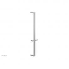 Phylrich 3-502/026 - Polished Chrome 27'' Flat Adjustable Handshower Slide Bar With Holder