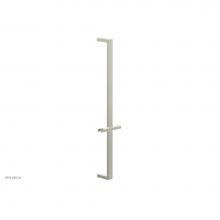 Phylrich 3-502/015 - Satin Nickel 27'' Flat Adjustable Handshower Slide Bar With Holder