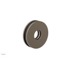 Phylrich 3-639-OEBX041 - Old English Brass Jolie Round Shower Arm Flange With Black Accents