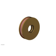 Phylrich 3-639-002X045 - French Brass (Living Finish) Jolie Round Shower Arm Flange With Pink Accents