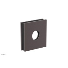 Phylrich 3-722-05WX041 - Weathered Copper Jolie Square Shower Arm Flange With Black Accents