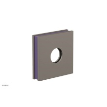 Phylrich 3-722-15AX046 - Pewter Jolie Square Shower Arm Flange With Purple Accents