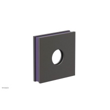 Phylrich 3-722-10BX046 - Oil Rubbed Bronze Jolie Square Shower Arm Flange With Purple Accents