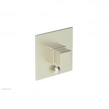 Phylrich 4-110/002 - MIX Pressure Balance Shower Plate with Diverter and Handle Trim Set - Cube Handle 4-110