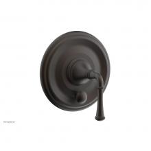 Phylrich 4-134/10B - COINED Pressure Balance Shower Plate with Diverter and Handle Trim Set 4-134