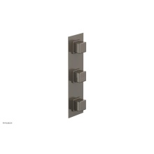 Phylrich 4-218/15A - Mix T/S Vlv W Two Vol Cont Cube Handles