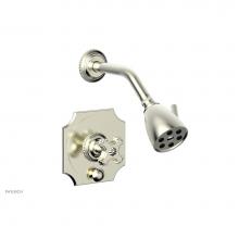 Phylrich 4-477/015 - MARVELLE Pressure Balance Shower and Diverter Set (Less Spout), Cross Handle 4-477