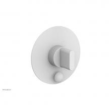 Phylrich 4-553/050 - Pb  Rond  Shwr Plate W/Div, Blade Handle