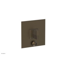 Phylrich 4-561/008 - Pb Diama Shwr Plate W/Div, Blade Handle