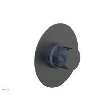 Phylrich 4-592-15GX043 - Gunmetal Gray Jolie Round Thermostatic/Pressure Balance Shower Trim With Round Cutaway Handle And