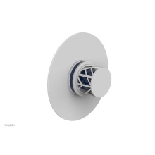 Phylrich 4-592-050X044 - Satin White Jolie Round Thermostatic/Pressure Balance Shower Trim With Round Cutaway Handle And Na