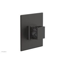 Phylrich 4-593/10BX048 - Oil Rubbed Bronze Jolie Square Thermostatic/Pressure Balance Shower Trim With Square Cutaway Handl