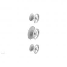 Phylrich 4-612/050 - 1/2'' And 3/4''  Works Therm Shwr To, Cross Handle