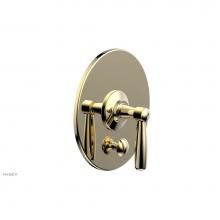 Phylrich 4-617/03U - Pb  Works  Shwr Plate W/Div, Lever Handle