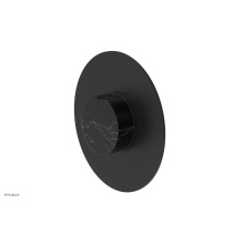 Phylrich 4-716/040X030 - Trim Sgl Hdl Black Mrbl Trim Marble Handle Circ