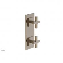 Phylrich 4-720/047 - CROI - Thermostatic Valve with Volume Control or Diverter - Cross Handles