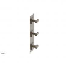 Phylrich 4-723/008 - CROI - Thermostatic Valve with Two Volume Control - Lever Handles