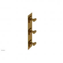 Phylrich 4-723/002 - CROI - Thermostatic Valve with Two Volume Control - Lever Handles