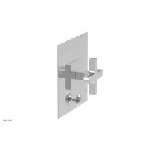 Phylrich 4-726/026 - CROI - Pressure Balance Shower Plate with Diverter and Cross Handle Trim Set