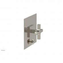 Phylrich 4-726/014 - CROI - Pressure Balance Shower Plate with Diverter and Cross Handle Trim Set