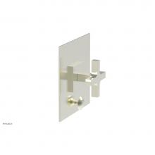 Phylrich 4-726/015 - CROI - Pressure Balance Shower Plate with Diverter and Cross Handle Trim Set