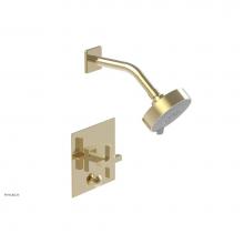 Phylrich 4-729/03U - CROI - Pressure Balance Shower and Diverter Set (Less Spout), Cross Handle