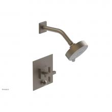 Phylrich 4-729/008 - CROI - Pressure Balance Shower and Diverter Set (Less Spout), Cross Handle