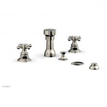 Phylrich 500-60/014 - 4 Hole Bidet, Cross Hdl