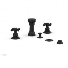 Phylrich 500-60/040 - 4 Hole Bidet, Cross Hdl