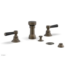 Phylrich 500-61/008 - 4 Hole Bidet, Cross Hdl