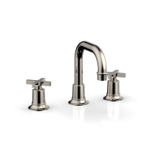 Phylrich 501-05/014 - Widespread Faucet Hex Modcross Hdls, Flat Spout