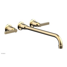 Phylrich 501-14-14/004 - Wall Lav Set 14'' Spt Lever Hdl Hex Modern