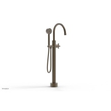 Phylrich 501-46-03/008 - Floor Mounted Tub Filler Cross Hdl W/Handshwr-Short