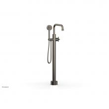 Phylrich 501-54/15A - Floor Mount Tub Filler Cross Hdl, Flat Spout