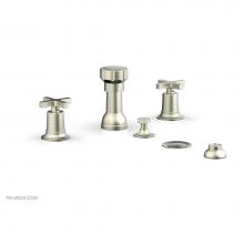 Phylrich 501-60/015 - 4 Hole Bidet, Cross Hdl