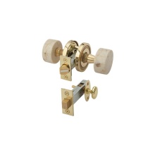 Phylrich 5073/03U - Beig Mrbl Door Knob W Priv Bolt